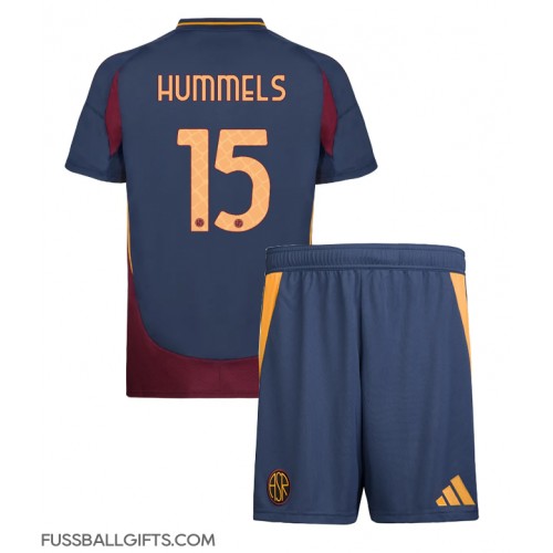 AS Roma Mats Hummels #15 Fußballbekleidung 3rd trikot Kinder 2024-25 Kurzarm (+ kurze hosen)